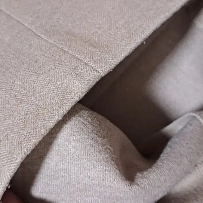 [BUNJANG] Beige Fleece Pants (Size 28) / 베이지색 기모  바지 28