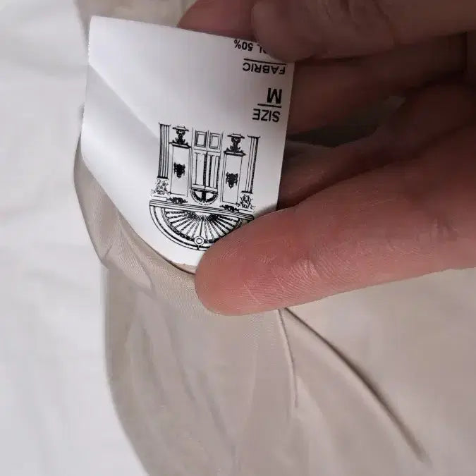 [BUNJANG] Beige Fleece Pants (Size 28) / 베이지색 기모  바지 28