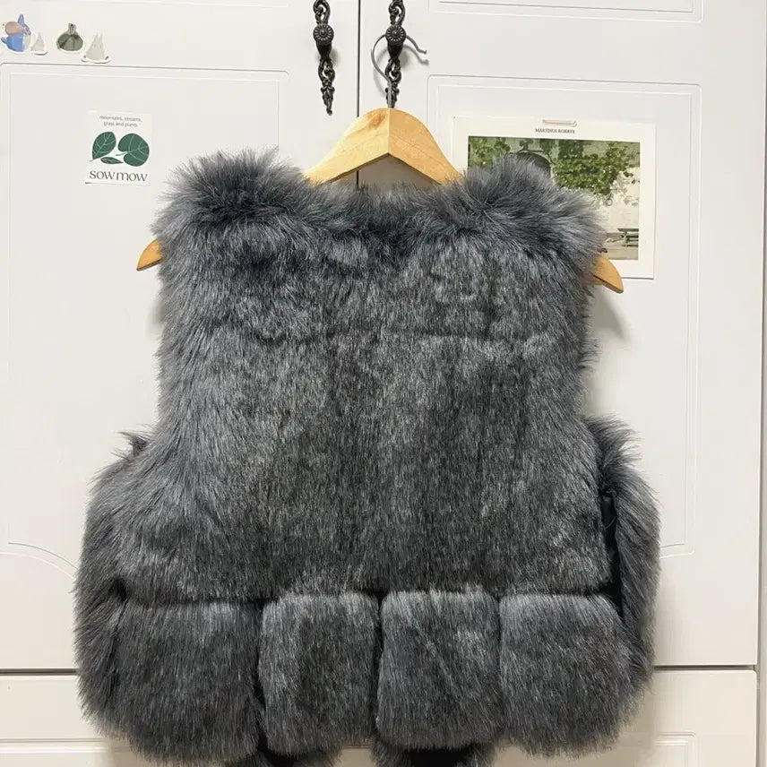 [BUNJANG] Fox Fur Vest / 폭스 퍼jk 털빠짐X 퍼조끼