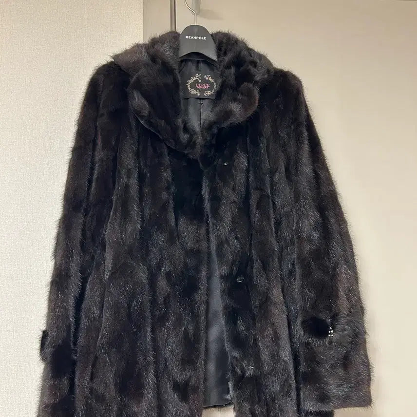 [BUNJANG] Jindo Elfe Black Mink Jacket / (55)진도 엘페 밍크자켓 블랙