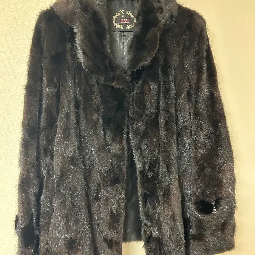 [BUNJANG] Mink Jacket Black / (55)진도 엘페 밍크자켓 블랙