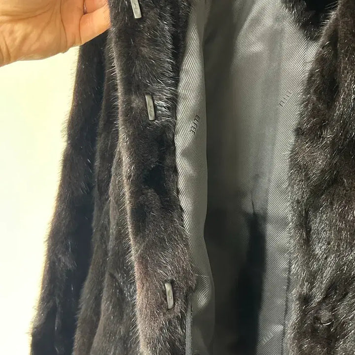 [BUNJANG] Mink Jacket Black / (55)진도 엘페 밍크자켓 블랙
