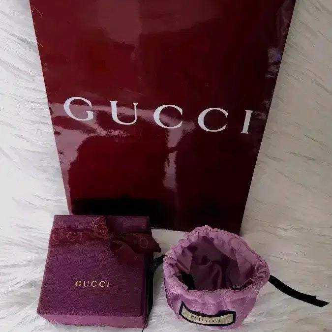 [BUNJANG] Jewelry Box with Dust Bag Set / 21-1)구찌반지박스쥬얼리박스 패브릭박스더스트풀셋