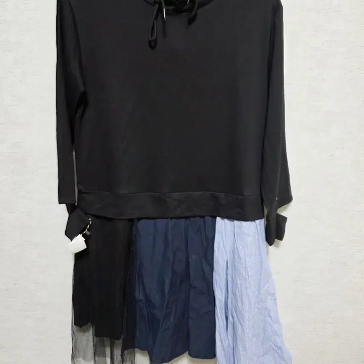 [BUNJANG] Layered Hooded Dress / 레이어드 후드 원피스