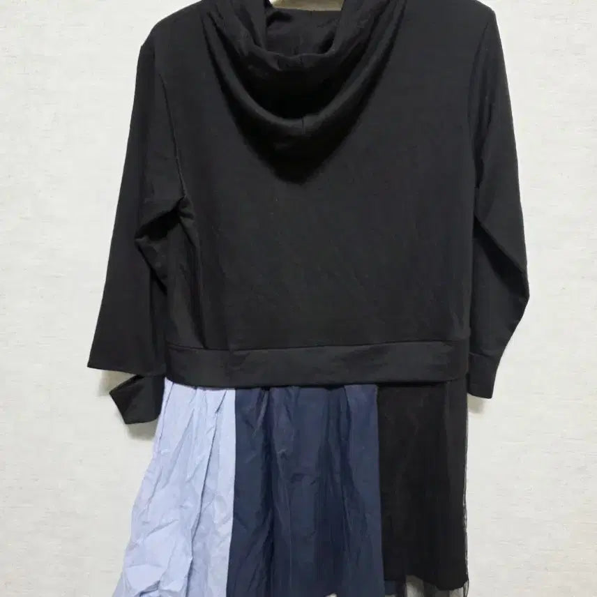 [BUNJANG] Layered Hooded Dress / 레이어드 후드 원피스