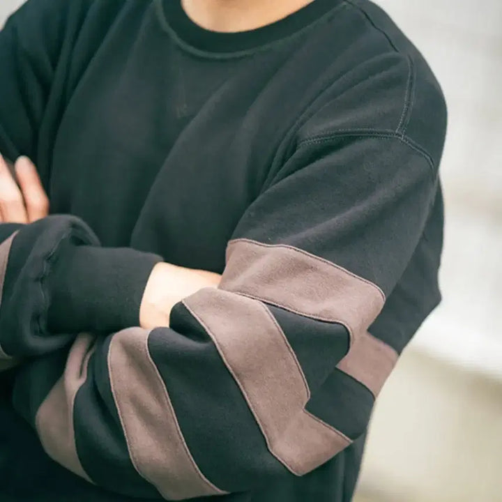 [SOLD OUT] BUCO 스트라이프슬리브 스웻 리얼맥코이