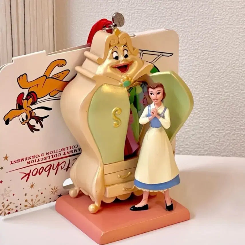 [BUNJANG] Disney Beauty and the Beast Wardrobe Ornament Figure / 벨 워드롭 오너먼트 디즈니 미녀와야수 옷장 아줌마 피규어 레어템 소품