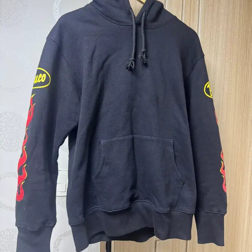 [BUNJANG] BUCO Flame Hoodie - Large / 부코 불꽃후드 라지사이즈