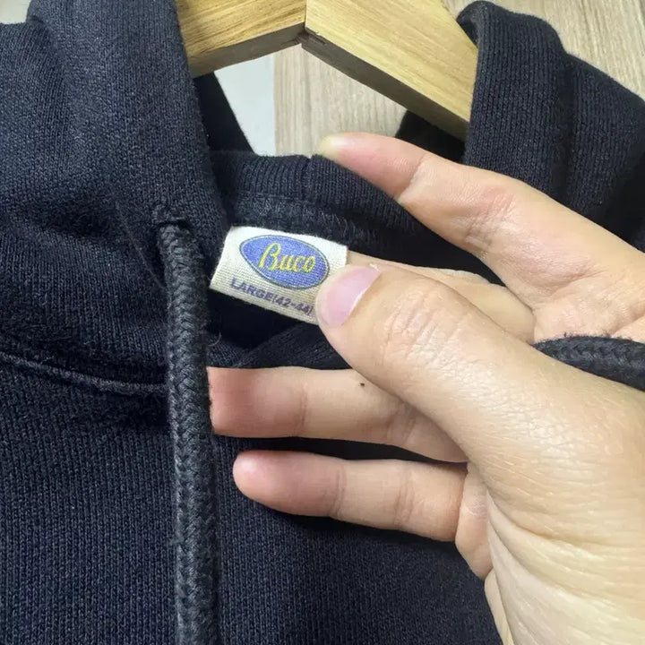 [BUNJANG] BUCO Flame Hoodie - Large / 부코 불꽃후드 라지사이즈