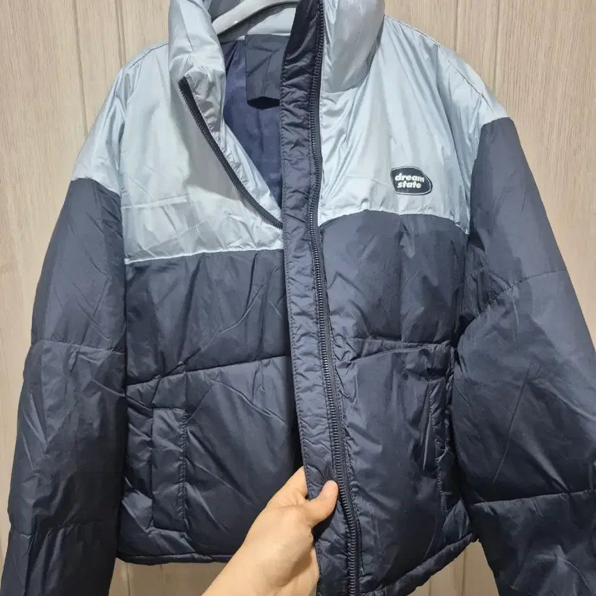 [BUNJANG] Dreamstate Duck Down Padded Jacket / 드림스테이트 배색 오리털 패딩 점퍼 새상품 77까지