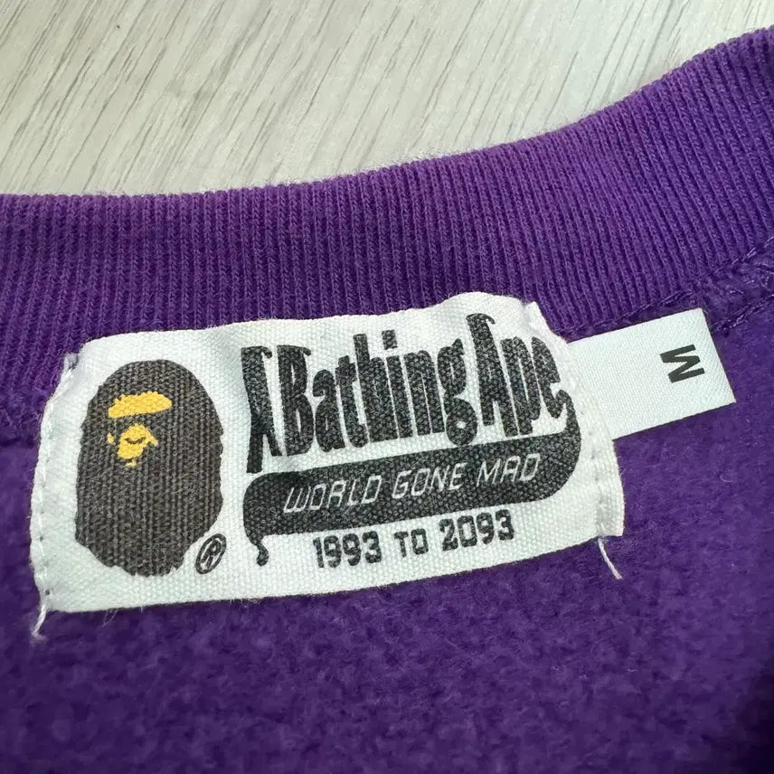 [BUNJANG] BAPE Purple M Man to Man / 베이프맨투맨(퍼플 m)