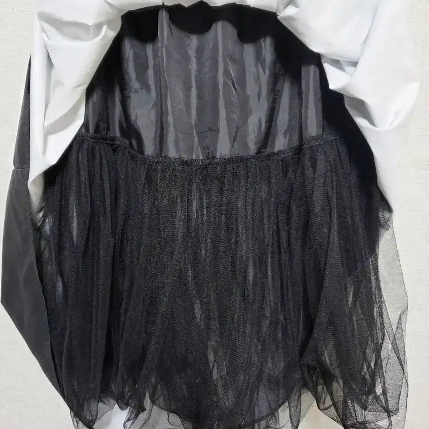 [BUNJANG] Black Cactus Pattern Midi Skirt / 블랙 선인장 패턴 스커트