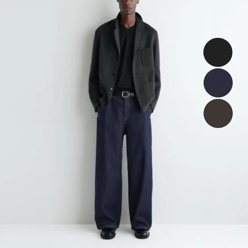 [BUNJANG] COS Wide Leg Denim Trousers / (34) cos 와이드 레그 데님 트라우져