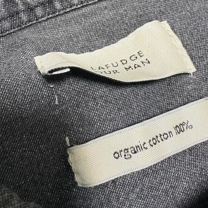 [BUNJANG] Lapillus Black and White Shirt / 라퍼지스토어 흑청 남방 팝니다-L