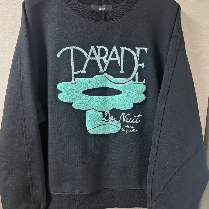 [BUNJANG] O!zoc!n Embroidered Sweatshirt / 오즈세컨 자수스웻 셔츠