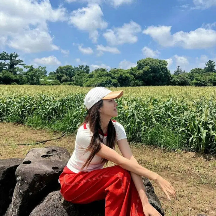 [BUNJANG] Louis Vuitton Park Han-byul Cap Hat / 루이비통 박한별 캡 모자 비니 볼캡 56-64 onesize