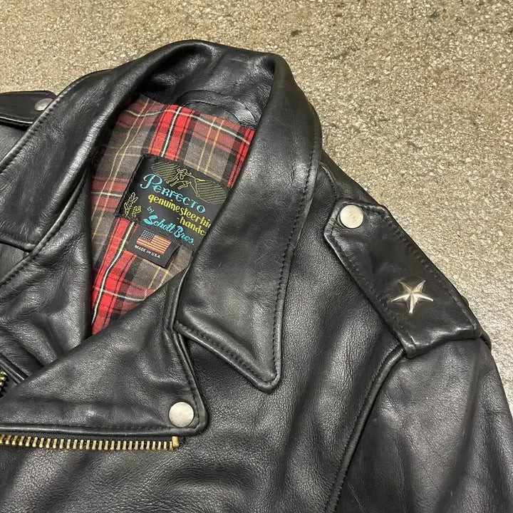 [BUNJANG] Schott Perfecto Per 2 Double Rider Jacket / Schott Perfecto Per 2 더블 라이더 자켓 (100)