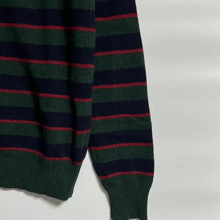 [BUNJANG] Polo Ralph Lauren Striped Wool Knit Sweater (S) / 폴로 랄프로렌 단가라 스트라이프 울니트 스웨터 S