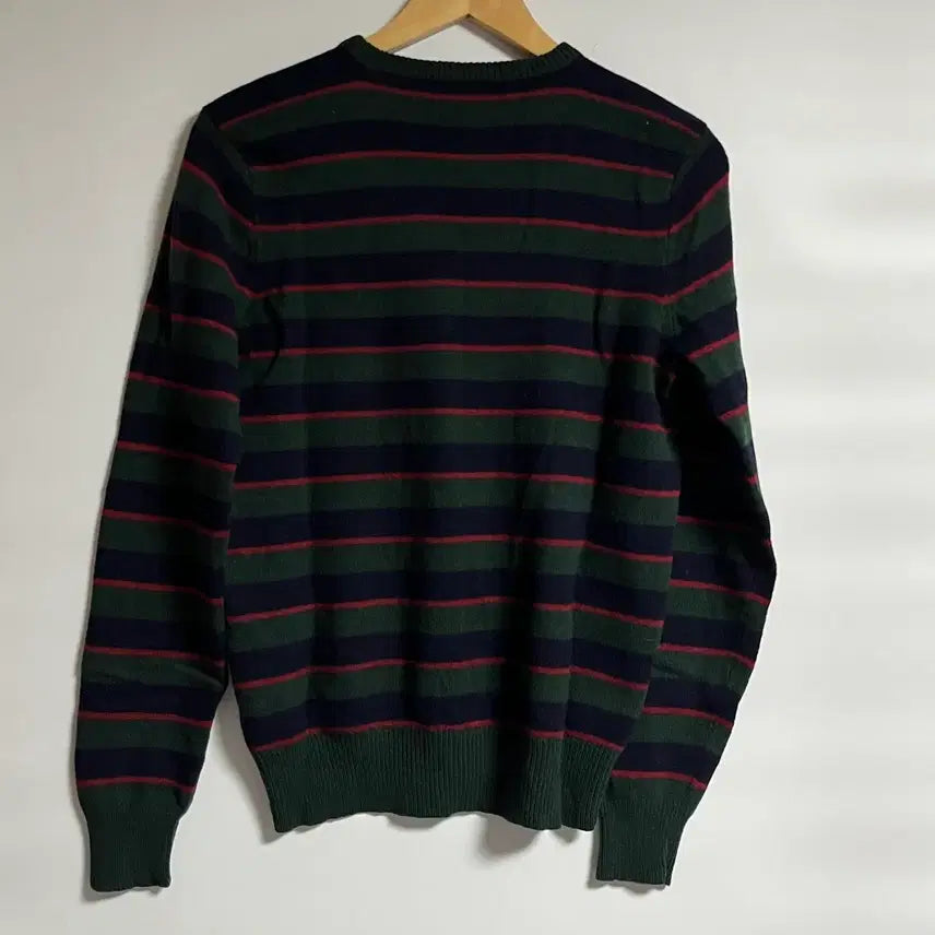 [BUNJANG] Polo Ralph Lauren Striped Wool Knit Sweater (S) / 폴로 랄프로렌 단가라 스트라이프 울니트 스웨터 S
