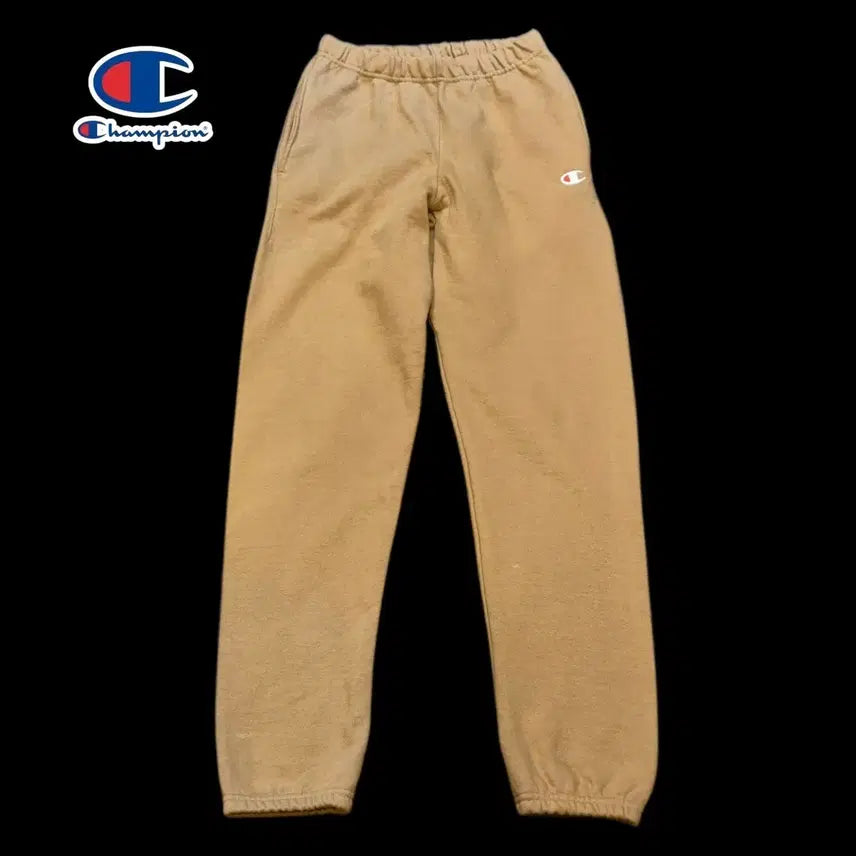 [BUNJANG] Champion Reverse Weave Beige Jogger Training Pants / XS(28인치) 챔피온 리버스위브 베이지 조거트레이닝팬츠