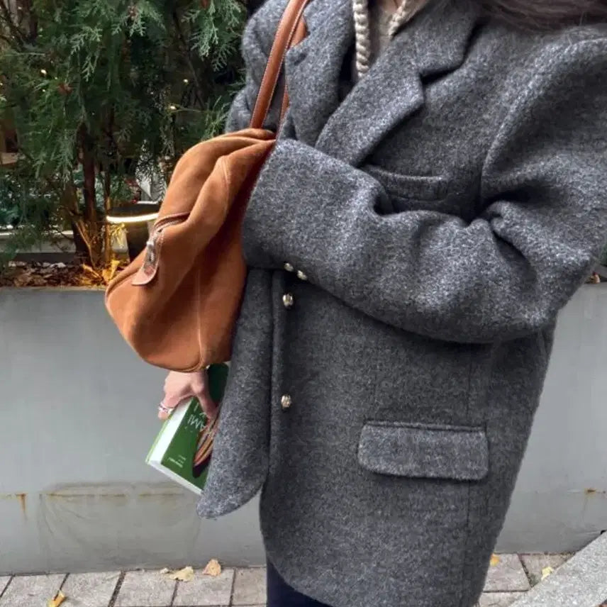 [BUNJANG] MAYBEBABY Dearest Merino Wool Gold Button Jacket / 메이비베이비(MAYBEBABY) 디어리스트 메리노울 금장버튼 자켓 새상품