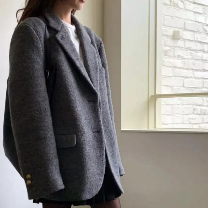 [BUNJANG] MAYBEBABY Dearest Merino Wool Gold Button Jacket / 메이비베이비(MAYBEBABY) 디어리스트 메리노울 금장버튼 자켓 새상품