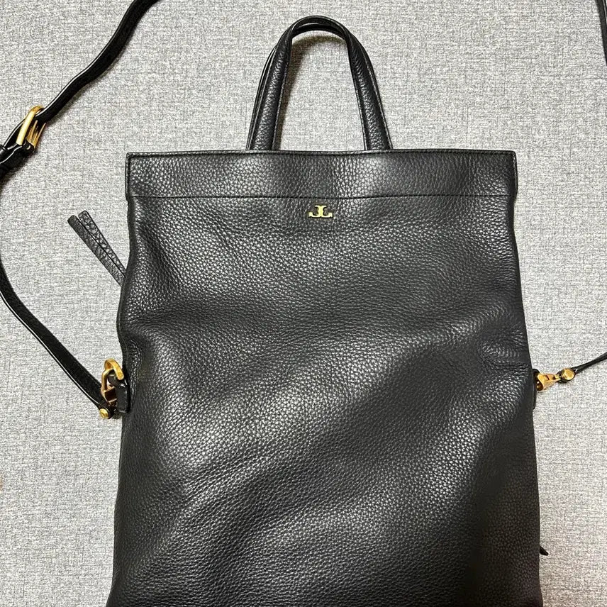 [BUNJANG] Tory Burch Leather Crossbody Tote Shoulder Bag / (세가지 방식 연출) 토리버치 블랙 가죽 크로스 토트 숄더백