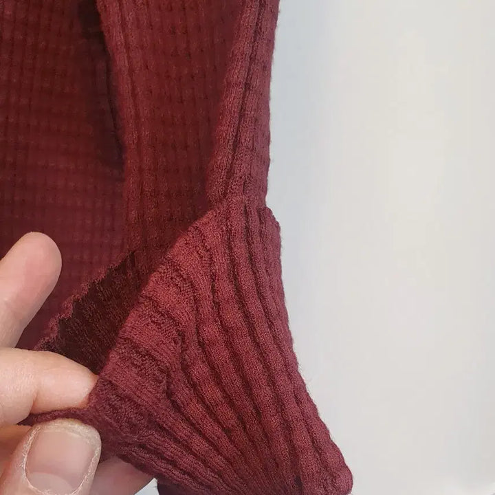 [BUNJANG] Hanssem Mine Knit Long Dress Burgundy / 한섬마인  니트 롱 원피스 버건디 호칭85-95-160상태깨끗해요
