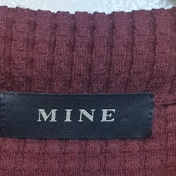 [BUNJANG] Hanssem Mine Knit Long Dress Burgundy / 한섬마인  니트 롱 원피스 버건디 호칭85-95-160상태깨끗해요