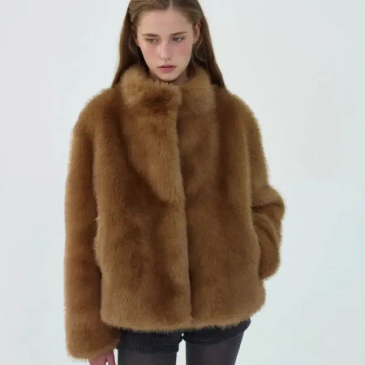 [BUNJANG] Ribbonbit Coco Fur Jacket / 리본빛 Coco Fur Jacket 코코 퍼 자켓