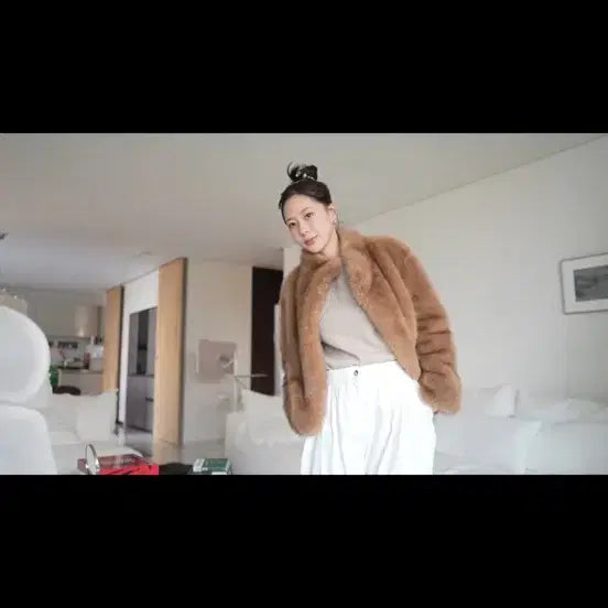 [BUNJANG] Ribbonbit Coco Fur Jacket / 리본빛 Coco Fur Jacket 코코 퍼 자켓