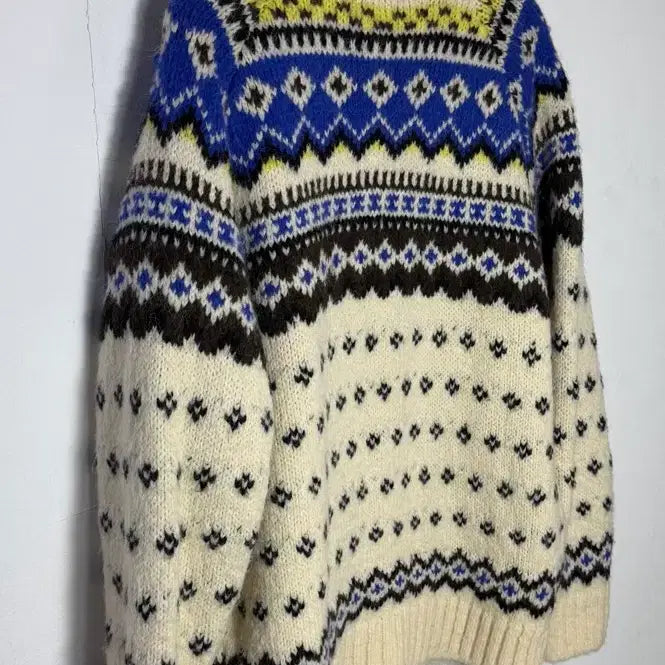 [BUNJANG] Green Butter Nordic Pattern Cardigan / 그린버터 가디건