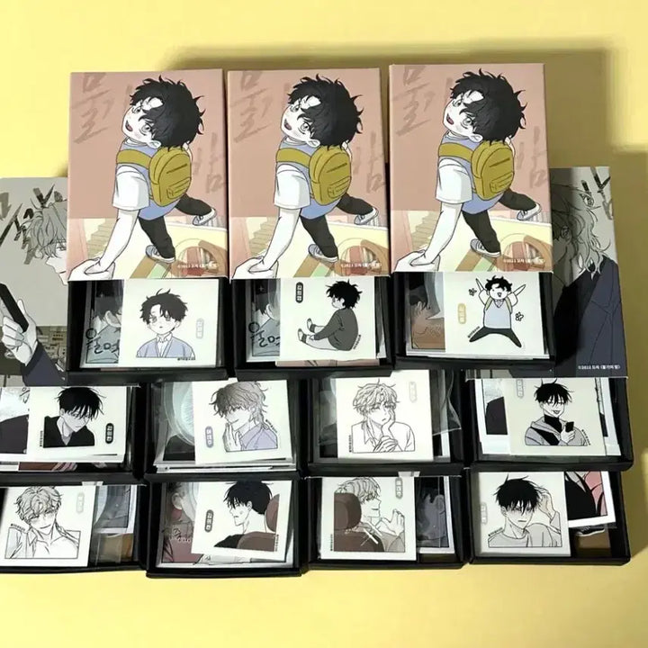 [BUNJANG] Bundle Set of Night of the Shore Sticker Pack / 봄툰 물가의 밤 스티커팩 박스 포함 띠부실 올클 드볼 11팩 일괄