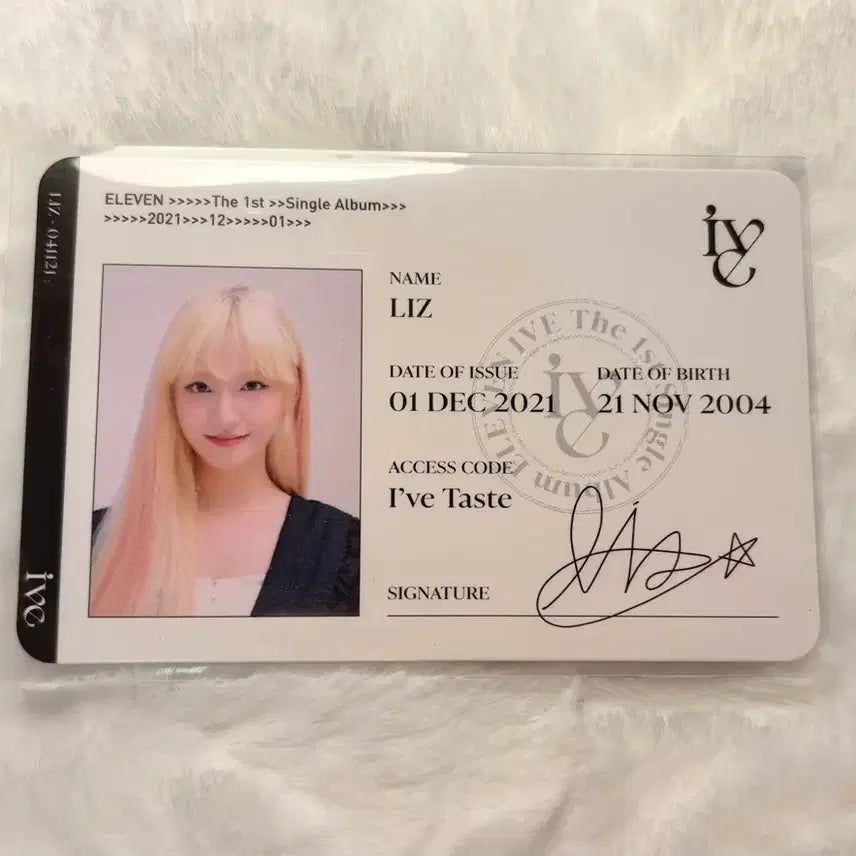 아이브 리즈 일레븐 아이디카드