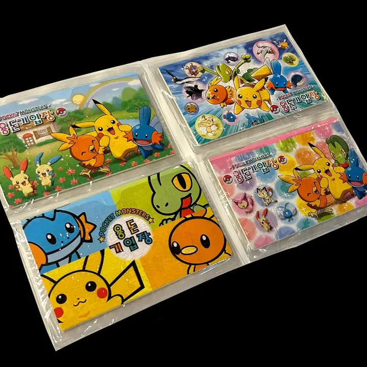 [BUNJANG] Pokemon AG Pocket Money Ledger / 고전문구 포켓몬 ag 용돈기입장 (고대 피카츄, 물짱이, 나무지기 등등)
