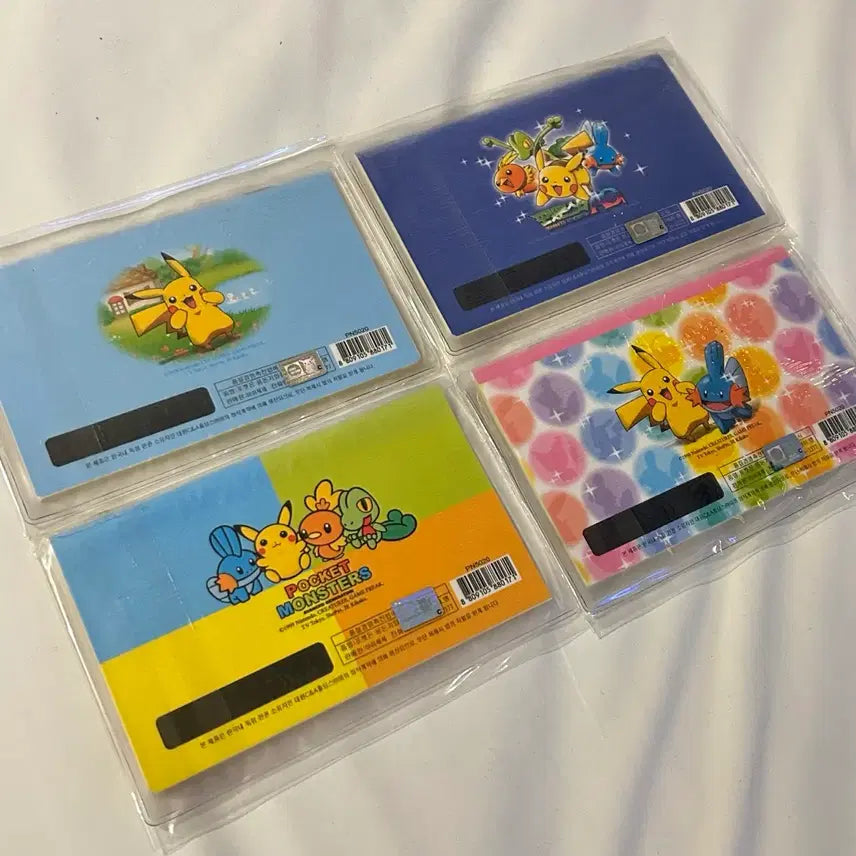 [BUNJANG] Pokemon AG Pocket Money Ledger / 고전문구 포켓몬 ag 용돈기입장 (고대 피카츄, 물짱이, 나무지기 등등)