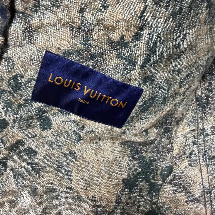 [BUNJANG] Louis Vuitton Tapestry Shearling Denim Jacket / [46] 루이비통 태피스트리 시어링 데님 자켓