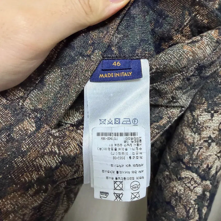 [BUNJANG] Louis Vuitton Tapestry Shearling Denim Jacket / [46] 루이비통 태피스트리 시어링 데님 자켓