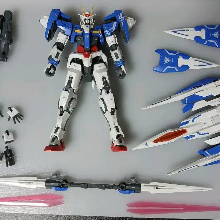 [BUNJANG] RG 00 Raiser Assembled Model Kit / RG 더블오라이저 가조립, 건식 데칼 완료(건담,프라모델,반다이)