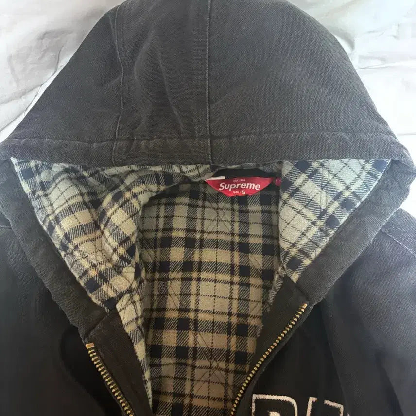 [BUNJANG] Supreme Reflective Arc Hooded Work Jacket S / 슈프림 리플렉티브 아크 후드 워크 자켓 S