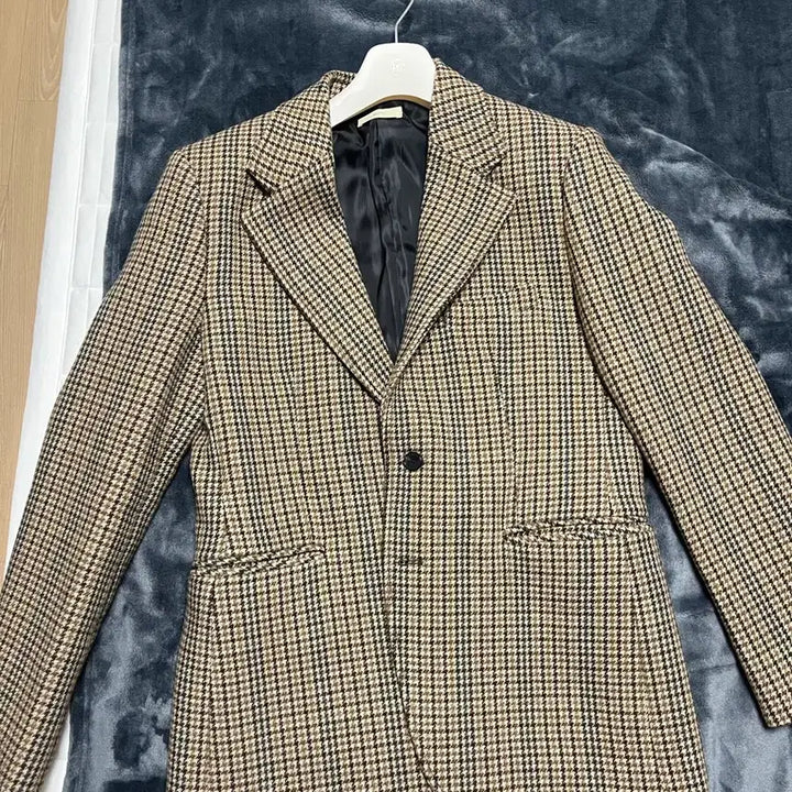 [BUNJANG] Recto 70s Dogtooth Check Wool Blazer Jacket / 렉토 (recto) 21FW 70s 도그투스 체크 울 블레이저 자켓