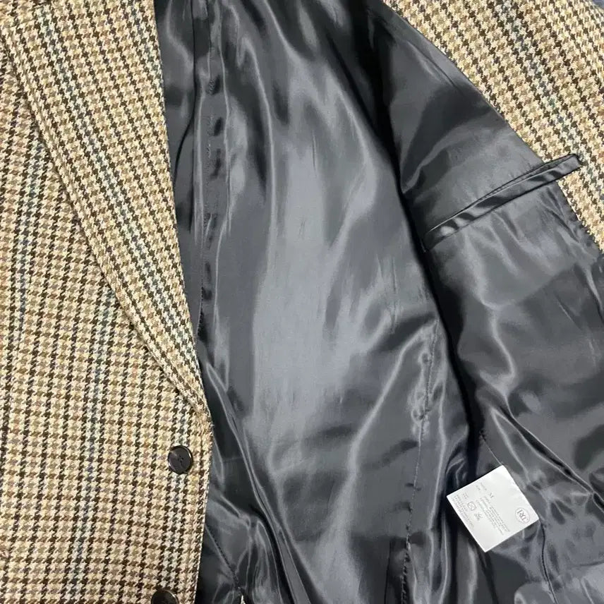 [BUNJANG] Recto 70s Dogtooth Check Wool Blazer Jacket / 렉토 (recto) 21FW 70s 도그투스 체크 울 블레이저 자켓