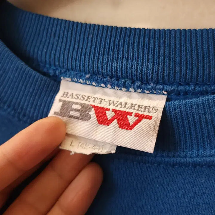 [BUNJANG] BW 90s Vintage Sweatshirt Blue L / 90s BW 빈티지 스웻셔츠 플레인 스웻셔츠 블루 L