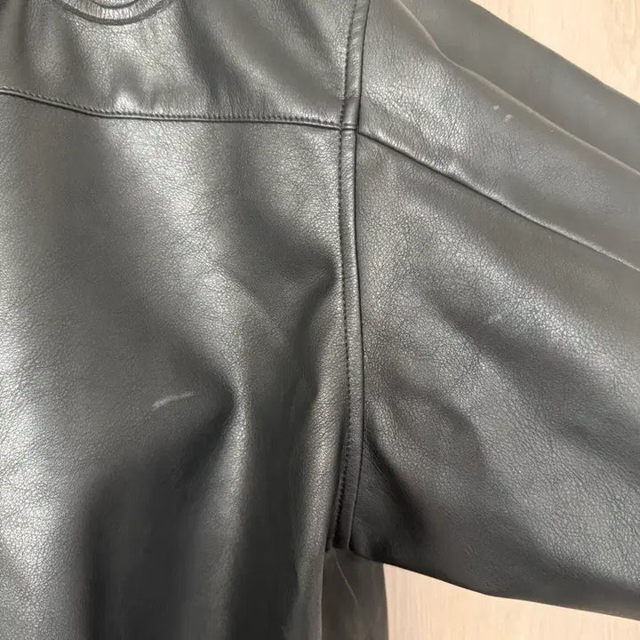 [BUNJANG] Yoo Hee Leather Jacket / 유희 레더 점퍼 가죽 자켓
