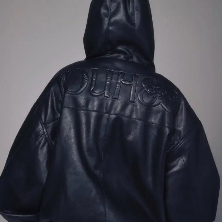 [BUNJANG] Yoo Hee Leather Jacket / 유희 레더 점퍼 가죽 자켓