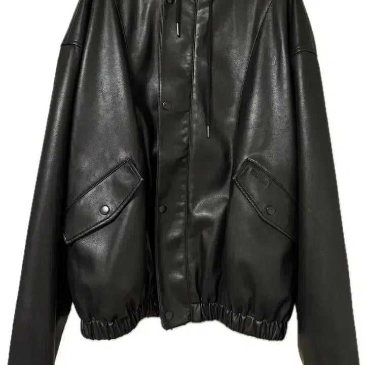 [BUNJANG] Yoo Hee Leather Jacket / 유희 레더 점퍼 가죽 자켓