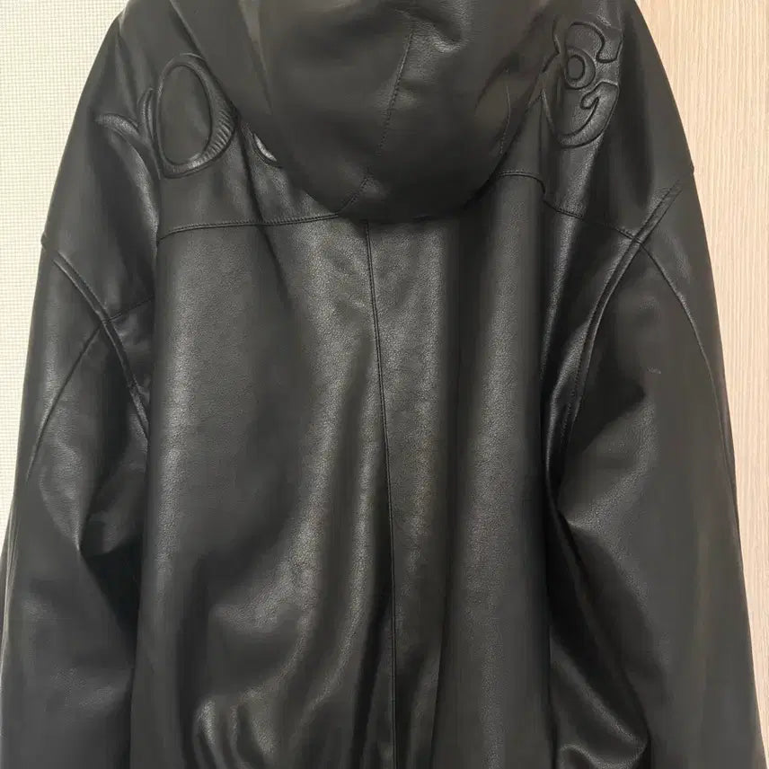 [BUNJANG] Yoo Hee Leather Jacket / 유희 레더 점퍼 가죽 자켓