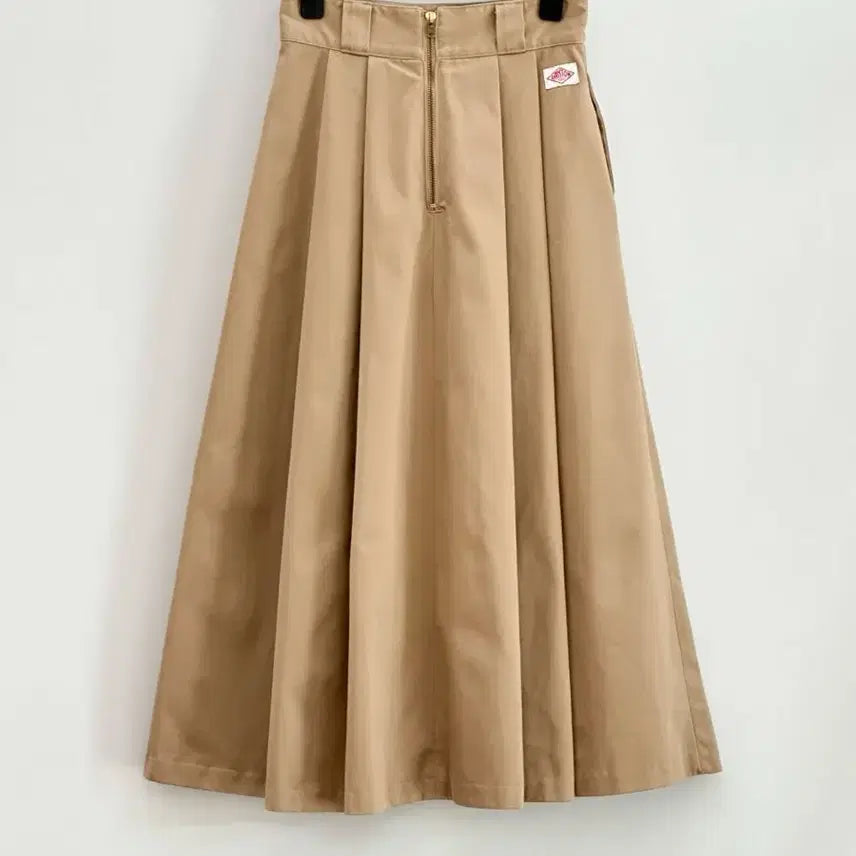 [BUNJANG] Danton Pleated Skirt Deep Beige / danton / 단톤 플리츠 스커트 딥베이지