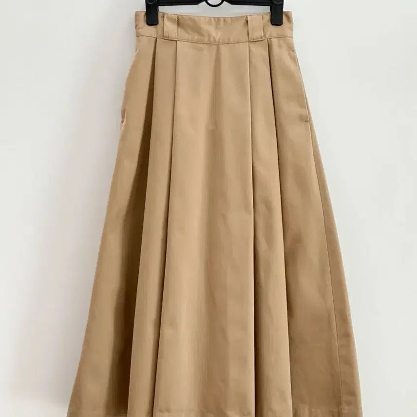 [BUNJANG] Danton Pleated Skirt Deep Beige / danton / 단톤 플리츠 스커트 딥베이지
