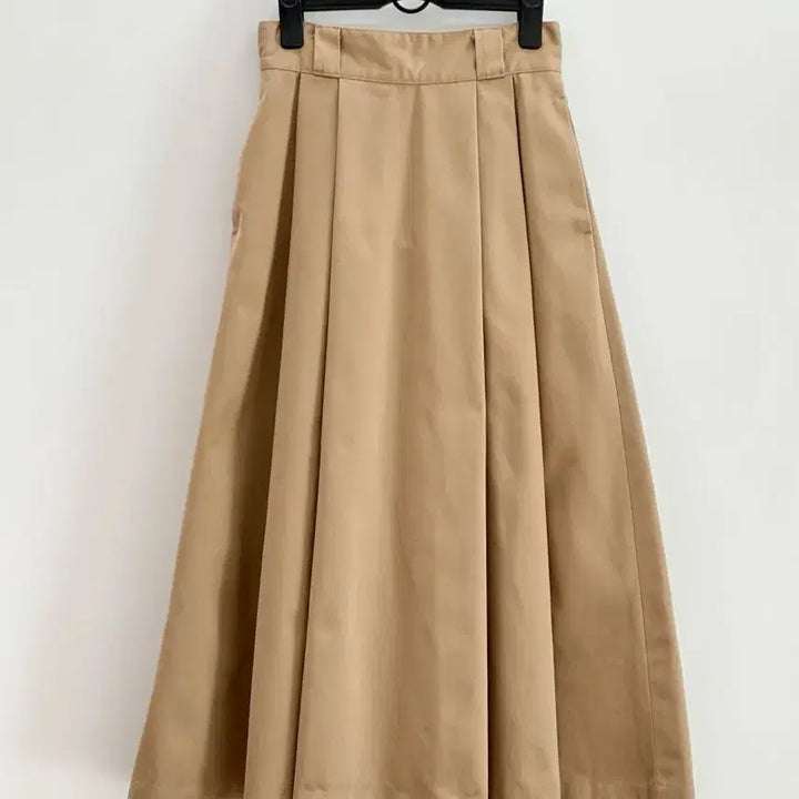 [BUNJANG] Danton Pleated Skirt Deep Beige / danton / 단톤 플리츠 스커트 딥베이지